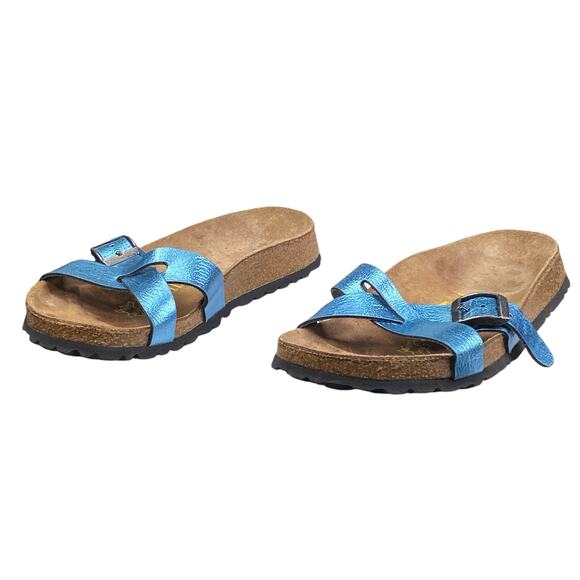 Papillio by Birkenstock Women’s Blue Slip On Sandal Size 36 US 5 - Picture 6 of 13